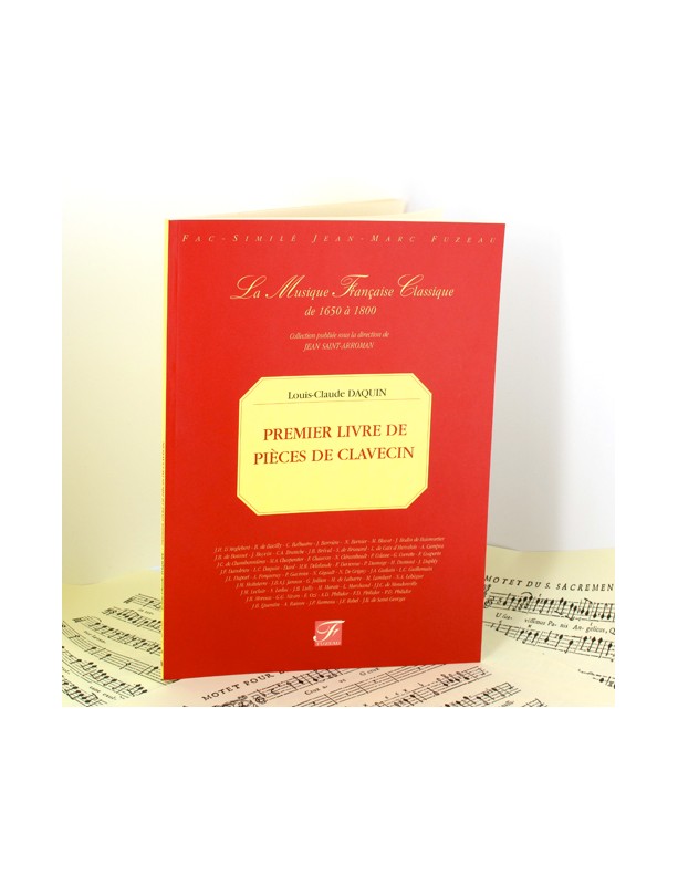 Sheet music facsimile Daquin Louis-Claude First book of harpsichord pieces
